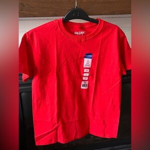 🌙 B134 Gildan Kids Red Youth T-Shirt